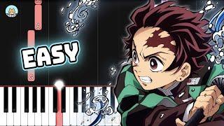 [full] Demon Slayer Ep 19 ED - "Kamado Tanjiro no Uta" - EASY Piano Tutorial & Sheet Music