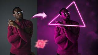 HOW TO CREATE A NEON LIGHT EFFECT AROUND YOUR SUBJECT IN PHOTOSHOP