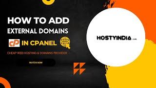 How to add Domain in cpanel | How to Add multiple Domains in Cpanel | Hostyindia