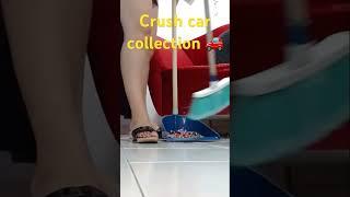 Crush car collection #asmr #heels #crush #sandals #viral #experiment #slippers #art #heel