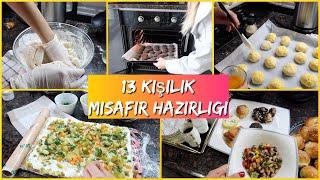 13 KİŞİLİK MİSAFİR HAZIRLIĞIM | ÇAY SAATİ TARİFLERİ | 5 ÇEŞİT PRATİK TARİF | PATATES PASTASI 