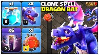 How to Use Clone Spell Dragbat | TH13 Attack Strategy in Clash of Clans