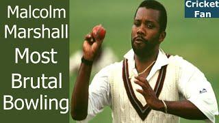 Malcolm Marshall Most Dangerous Bowling In Test Cricket - Very Nasty Bouncers