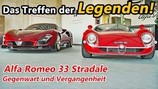 Alfa Romeo 33 Stradale: Gegenwart trifft Vergangenheit - zwei Autos, ein Charakter! | Rückwärtstgang