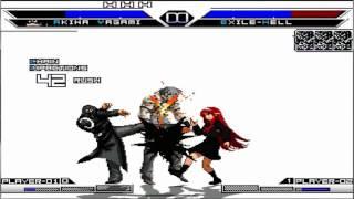 Kof Mugen New Akiha Yagami VS Súper Bosses