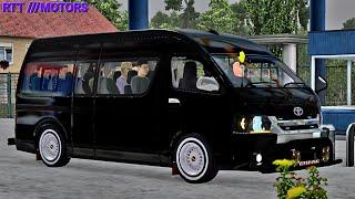 TOYOTA HIACE QUANTUM MOD|H200C ALL BLACK|ETS2 1.53 |CUSTOM STRAIGHT PIPE SOUND|AFRICAN MAP|STANCED