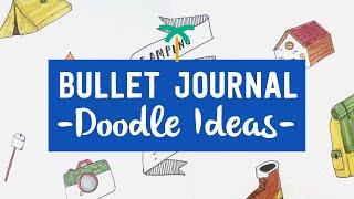 Bullet Journal Doodle Ideas - Doodle with Me 10 Camping Doodles | Stationery Island