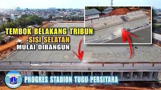 Progres Stadion Tugu | Tembok Belakang Tribun Sisi Timur Mulai Dibangun dengan kapasitas 400 Pax