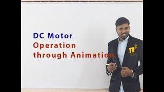 DC motor operation through animation | PiSquare Academy