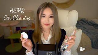 ASMR Ear Cleaning Appointment ️ (QTips, Clay, Oil, Massage)