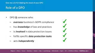 Give me a D.P.O! Making the most of your DPO