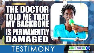 THE DOCTOR TOLD ME THAT MY BACKBONE IS PERMANENTLY DAMAGED