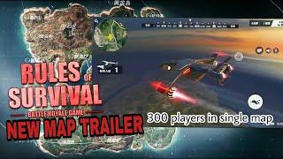 Rules of survival New Map trailer,300 players in single map,next week update