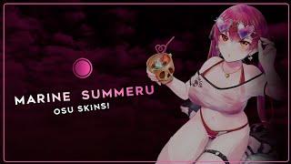 Marine Summer   II   Osu! Skin Showcase