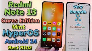GaresEdition Mint HyperOS A14 For Redmi Note 13 4G