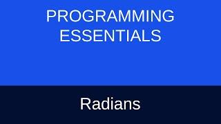 Radians for Software Developers