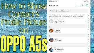 OPPO A5s Tips & tricks | How To Show Contact's Profile Picture On Oppo Mobile Phone