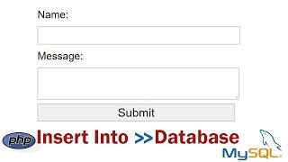 How to connect HTML Form to MySQL Database with PHP in 8 Minutes 2020