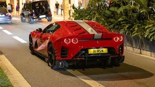 NEW Ferrari 812 Competizione - Start Up & Driving in Monaco !