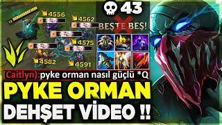 43 KİLL PYKE JUNGLE !! AĞZINIZ AÇIK İZLEYECEKSİNİZ !! | Ogün Demirci