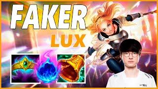 FAKER LUX SUPPORT GAMEPLAYSEASON 12 LEAGUE OF LEGENDS