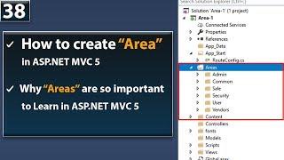 Area in ASP.NET MVC 5-Why Areas are so important to lean in  ASP.NET MVC 5 Tutorials - Next Class