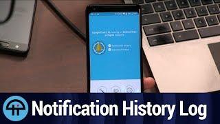 Notification History Log for Android