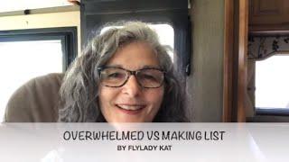 OVERWHELMED VS MAKING LIST // ROUTINES & ZONES - LEARN THE FLYLADY CLEANING SYSTEM WITH FLYLADY KAT!