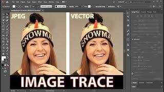 How to Convert a JPEG Image into a Vector Graphic Using the Image Trace Function - Adobe Illustrator