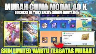 DUCHESS OF TIDES!! CARA DAPAT SKIN LESLEY BENEDETTA COVENANT MURAH 40K MOBILE LEGENDS TERBARU 2025