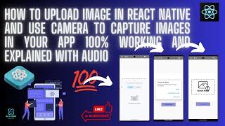 How to upload Image in React native | React Native Image Picker | React Native Camera | React Native