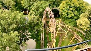 Falcon COMPACT Looping Roller Coaster 4K POV! | Duinrell Netherlands [No Copyright]