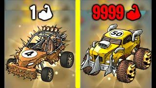 MOST STRONGEST GOLDEN MONSTER TRUCK EVOLUTION! Max Level Speed & Strong in Merge Battle Car!