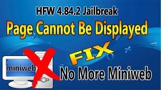 Tips Jailbreak PS3 With 4.84.2 HFW To CFW No More Miniweb Issue FIXED