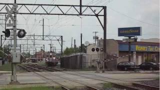 SEPTA Silverliner II IIII IV V Horns on Parade in Lansdale PA July 2010