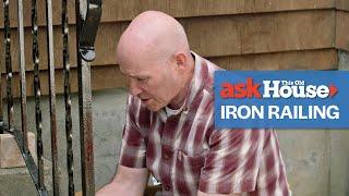 How To Install an Iron Railing on Concrete Steps | Ask This Old House