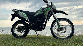 First ride on my new Lifan KPX 250, 145-mile ride #motorcycle #adventure  #venom