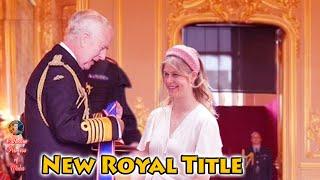 Lady Louise Windsor SURPRISE Receives HRH Title After King Charles' New Decision Amid Royal Crisis