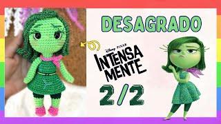 DESAGRADO Intensamente AMIGURUMI | PARTE 2/2  Tutorial tejido a crochet