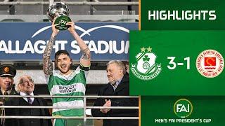 2024 Men’s FAI President’s Cup | Shamrock Rovers 3-1 St Patrick’s Athletic | Highlights