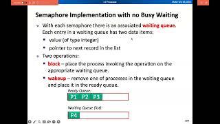 6 - Semaphores with No Busy Waiting