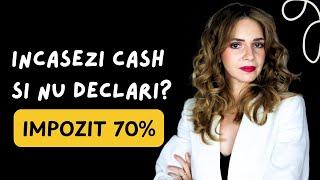 Impozitare incasari CASH nedeclarate cu 70% | Caz real control ANAF