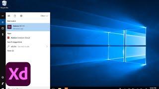 Launch XD on Windows 10 (PC) | Adobe Creative Cloud