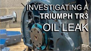 Triumph TR3 Engine - Oil Leak Troubleshooting