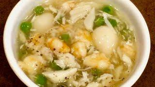 SÚP CUA, Cách Nấu Kiểu Mỹ || CRAB SOUP recipe, Asian