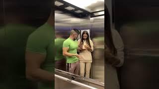 Bodybuilder elevator prank Girls || HB Shorts