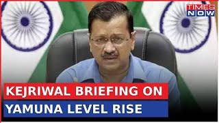 Delhi CM Arvind Kejriwal's Briefing On Yamuna Water Level, Says '40 Year Old Record Broken' | News