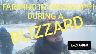 OUR JOURNEY THROUGH THE MISSISSIPPI BLIZZARD TO DO FARM CHORES