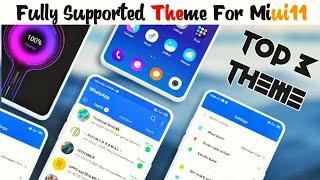 Best 3 Themes For Miui11/10 - No Third Party || Fully Supported ||