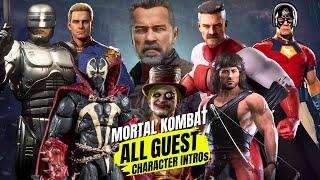 Every Guest Character INTROs in Mortal Kombat | MK11 and MK1 |